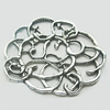 Connectors, Zinc Alloy Jewelry Findings, Lead-free, 32x30mm, Sold by Bag