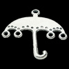 Connectors, Zinc Alloy Jewelry Findings, Lead-free, Umbrella 7x37mm, Sold by Bag