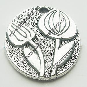 Pendant, Zinc Alloy Jewelry Findings, Lead-free, 21x35mm, Sold by Bag