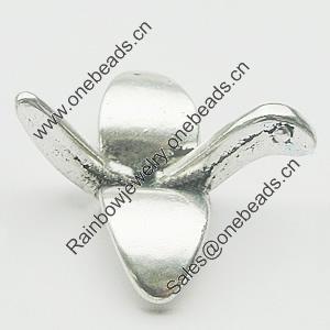 Beads, Zinc Alloy Jewelry Findings, Lead-free, 23x24mm, Sold by Bag