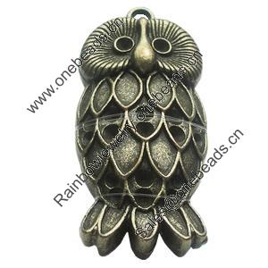 Pendant, Zinc Alloy Jewelry Findings, Lead-free, 26x55mm, Sold by Bag