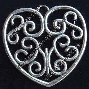 Pendant, Zinc Alloy Jewelry Findings, Lead-free, 36x36mm, Sold by Bag