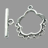 Clasps Zinc Alloy Jewelry Findings Lead-free, Loop:22x26mm Bar:2x22mm, Sold by KG