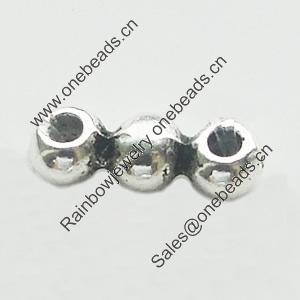 Connectors, Zinc Alloy Jewelry Findings, Lead-free, 8x3mm, Sold by Bag