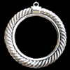 Pendant, Zinc Alloy Jewelry Findings, Lead-free, 63x68mm, Sold by Bag