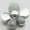 Pendant, Zinc Alloy Jewelry Findings, Lead-free, Flower 20x21mm, Sold by Bag