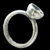 Zinc Alloy Rings, Lead-free, 22x28mm, Sold by Bag