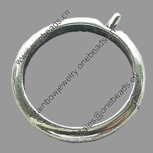 Zinc Alloy Rings, Lead-free, 22x25mm, Sold by Bag