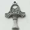 Pendant, Zinc Alloy Jewelry Findings, Lead-free, 18x27mm, Sold by Bag