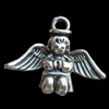 Pendant, Zinc Alloy Jewelry Findings, Lead-free, 24x20mm, Sold by Bag