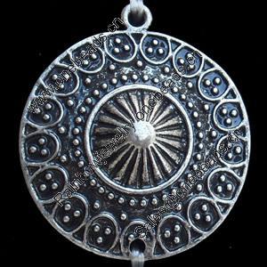 Pendant, Zinc Alloy Jewelry Findings, Lead-free, 27x30mm, Sold by Bag