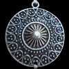 Pendant, Zinc Alloy Jewelry Findings, Lead-free, 27x30mm, Sold by Bag