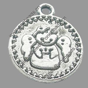 Pendant, Zinc Alloy Jewelry Findings, Lead-free, 17x20mm, Sold by Bag