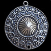 Pendant, Zinc Alloy Jewelry Findings, Lead-free, 27x33mm, Sold by Bag