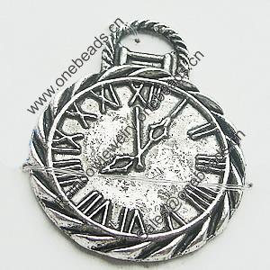 Pendant, Zinc Alloy Jewelry Findings, Lead-free, 26x33mm, Sold by Bag