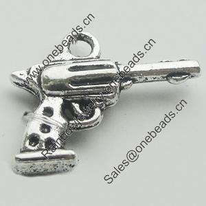 Pendant, Zinc Alloy Jewelry Findings, Lead-free, 20x15mm, Sold by Bag
