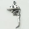 Pendant, Zinc Alloy Jewelry Findings, Lead-free, 16x34mm, Sold by Bag