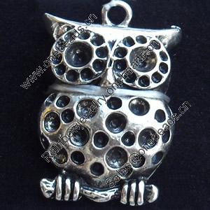 Pendant, Zinc Alloy Jewelry Findings, Lead-free, 22x32mm, Sold by Bag