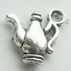 Pendant, Zinc Alloy Jewelry Findings, Lead-free, 15x15mm, Sold by Bag