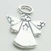 Pendant, Zinc Alloy Jewelry Findings, Lead-free, 26x30mm, Sold by Bag