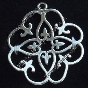 Pendant, Zinc Alloy Jewelry Findings, Lead-free, 30x33mm, Sold by Bag