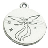 Pendant, Zinc Alloy Jewelry Findings, Lead-free, 18x20mm, Sold by Bag