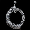 Pendant, Zinc Alloy Jewelry Findings, Lead-free, 27x43mm, Sold by Bag