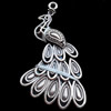 Pendant, Zinc Alloy Jewelry Findings, Lead-free, 24x43mm, Sold by Bag