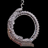 Pendant, Zinc Alloy Jewelry Findings, Lead-free, 53x82mm, Sold by Bag