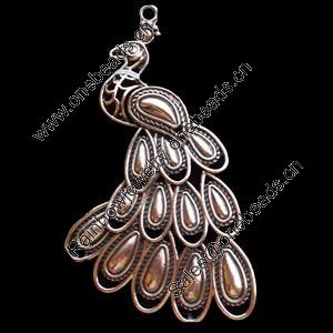 Pendant, Zinc Alloy Jewelry Findings, Lead-free, 50x85mm, Sold by Bag