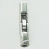 Clasps Zinc Alloy Jewelry Findings Lead-free, 6x32mm, Sold by Bag 