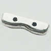 Connectors, Zinc Alloy Jewelry Findings, Lead-free, 15x4mm, Sold by Bag