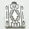 Pendant, Zinc Alloy Jewelry Findings, Lead-free, 16x24mm, Sold by Bag