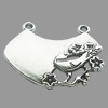 Connectors, Zinc Alloy Jewelry Findings, Lead-free, 32x28mm, Sold by Bag