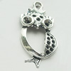 Pendant, Zinc Alloy Jewelry Findings, Lead-free, 17x35mm, Sold by Bag