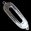 Connectors, Zinc Alloy Jewelry Findings, Lead-free, 13x43mm, Sold by Bag