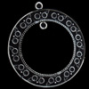 Pendant, Zinc Alloy Jewelry Findings, Lead-free, 39x42mm, Sold by Bag