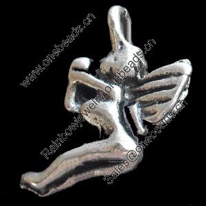Pendant, Zinc Alloy Jewelry Findings, Lead-free, 15x15mm, Sold by Bag