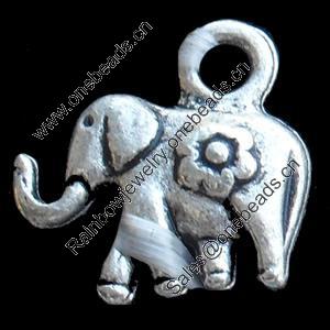 Pendant, Zinc Alloy Jewelry Findings, Lead-free, 12x12mm, Sold by Bag