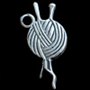 Pendant, Zinc Alloy Jewelry Findings, Lead-free, 11x24mm, Sold by Bag