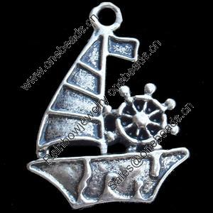 Pendant, Zinc Alloy Jewelry Findings, Lead-free, 21x28mm, Sold by Bag