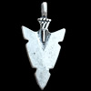 Pendant, Zinc Alloy Jewelry Findings, Lead-free, 15x30mm, Sold by Bag