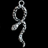 Pendant, Zinc Alloy Jewelry Findings, Lead-free, 10x34mm, Sold by Bag