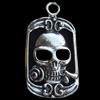 Pendant, Zinc Alloy Jewelry Findings, Lead-free, 21x39mm, Sold by Bag