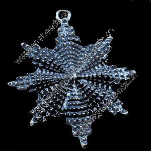 Pendant, Zinc Alloy Jewelry Findings, Lead-free, 45x52mm, Sold by Bag