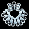 Pendant, Zinc Alloy Jewelry Findings, Lead-free, 24x23mm, Sold by Bag