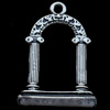 Pendant, Zinc Alloy Jewelry Findings, Lead-free, 18x27mm, Sold by Bag