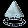 Cabochons, Zinc Alloy Jewelry Findings, Lead-free, 17x22mm, Sold by Bag