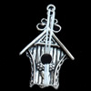 Pendant, Zinc Alloy Jewelry Findings, Lead-free, 18x31mm, Sold by Bag