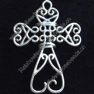 Pendant, Zinc Alloy Jewelry Findings, Lead-free, 27x37mm, Sold by Bag